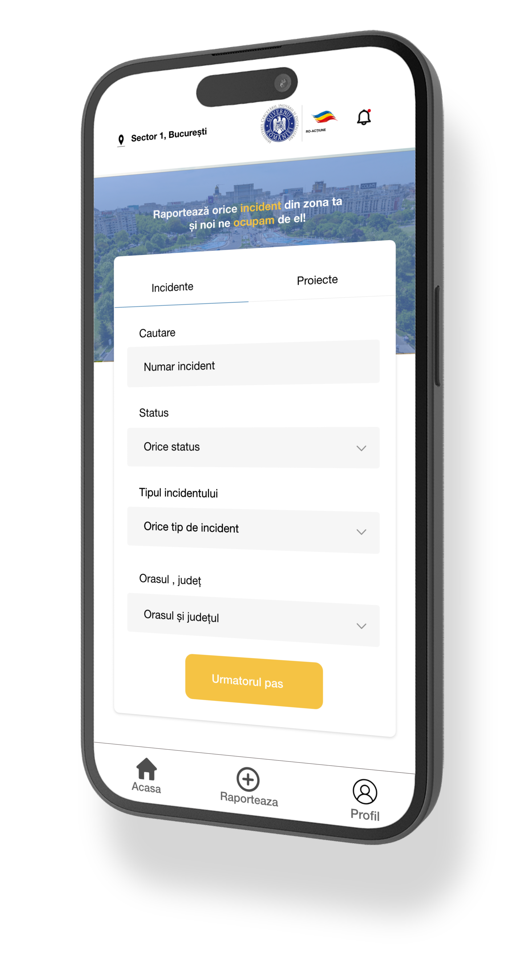 RoActiune Mobile App